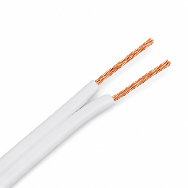 Cordón Paralelo 2 x 20 AWG Blanco Ekoline (Rollo 100 mts)