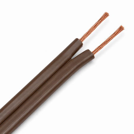 Cordón Paralelo 2 x 20 AWG Cafe Ekoline (Rollo 100 mts)