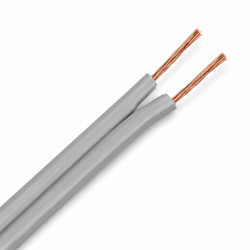 Cordón Paralelo 2 x 20 AWG Gris Ekoline (Rollo 100 mts)