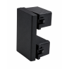 Interruptor 9/12 Teclon 3 Modulos 16A 250V Sinthesi 44 Carbón