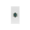 Toma Coaxial Aluminio TV Sat Sinthesi 17 Blanco