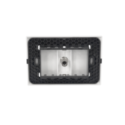 Toma Coaxial Aluminio TV Sat Sinthesi 22 Blanco