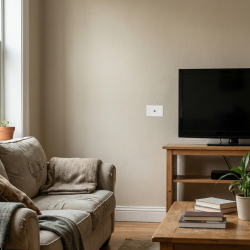 Toma Coaxial Aluminio TV Sat Sinthesi 22 Blanco