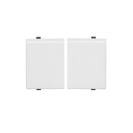 Conmutador Doble 9/24 Teclon 1.5 Modulos 16A 250V Sinthesi 22 Blanco