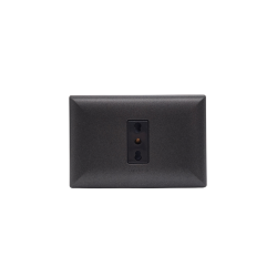Enchufe 2P+T Bipaso 10/16A 250V Sinthesi 22 Noir