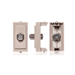 Toma Coaxial Aluminio TV...