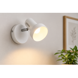 Foco Sobrepuesto Blanco P/R-63 (1 Foco) Ekoline
