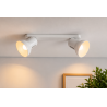Foco Sobrepuesto Blanco P/R-63 (2 Focos) Ekoline