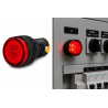 Luz Piloto LED Rojo 220V 22 mm Ekoline