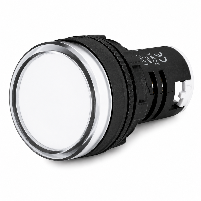 Luz Piloto LED Blanco 110V 22 mm Ekoline