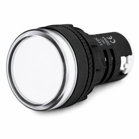 Luz Piloto LED Blanco 110V 22 mm Ekoline
