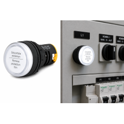 Luz Piloto LED Blanco 110V 22 mm Ekoline