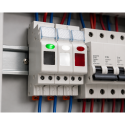 Luz Piloto Modular 220V Verde Ekoline