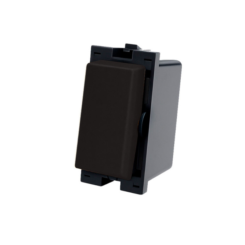 Conmutador 9/24 Teclon 3 Modulos 16A 250V Sinthesi 44 Carbón
