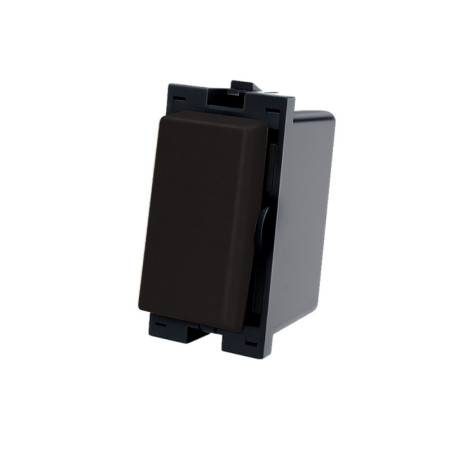 Conmutador 9/24 Teclon 3 Modulos 16A 250V Sinthesi 44 Carbón