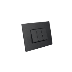Interruptor 9/12 Teclon 3 Modulos 16A 250V Sinthesi 44 Carbón