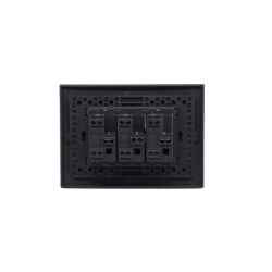 Interruptor 9/12 Teclon 3 Modulos 16A 250V Sinthesi 44 Carbón