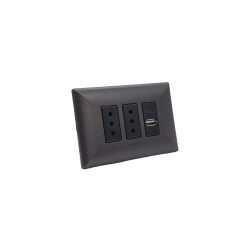 Cargador USB 1A 5V Sinthesi 17 Noir