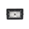 Toma Coaxial Aluminio TV Sat Sinthesi 17 Blanco