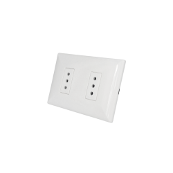 Enchufe 2P+T 10A 250V Sinthesi 17 Blanco