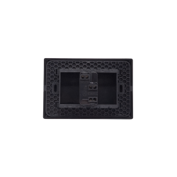 Enchufe 2P+T Bipaso 10/16A 250V Sinthesi 17 Noir