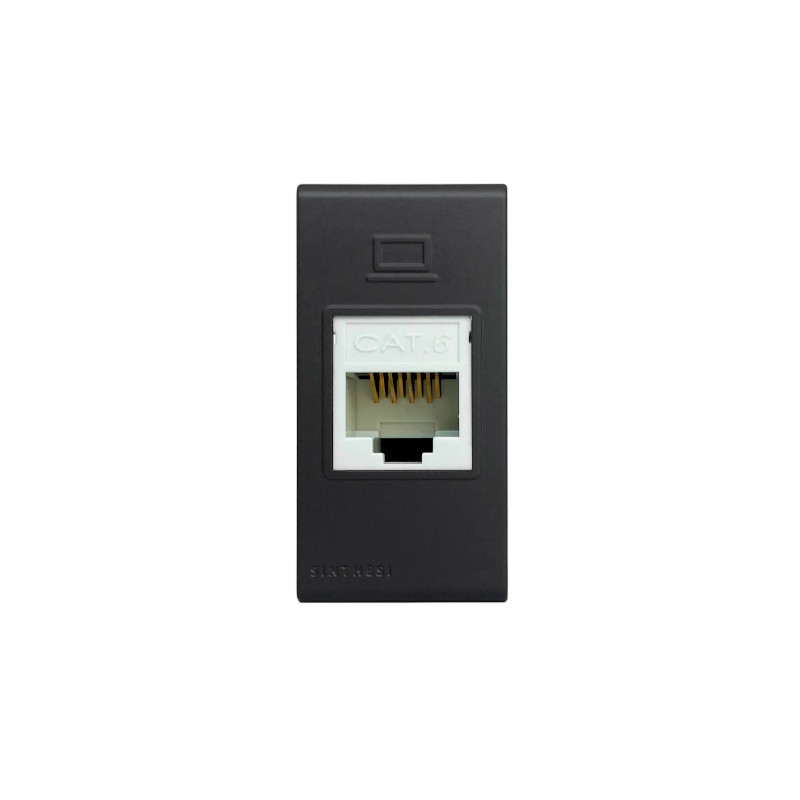 Toma Datos RJ45 Cat 6 Sinthesi 17 Noir