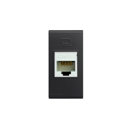 Toma Datos RJ45 Cat 6 Sinthesi 17 Noir