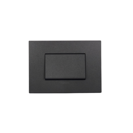 Pulsador Timbre Teclon 3 Modulos 16A 250V Sinthesi 44 Carbón