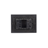 Pulsador Timbre Teclon 3 Modulos 16A 250V Sinthesi 22 Noir