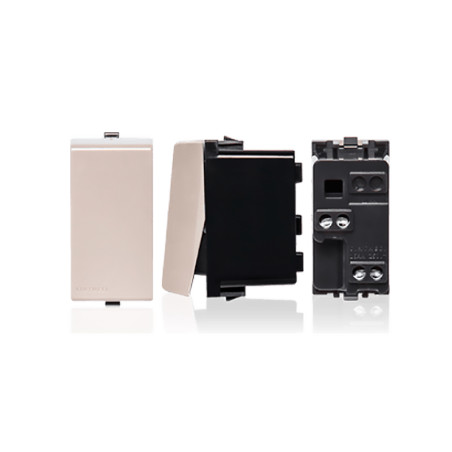 Pulsador Timbre 16A 250V Sinthesi 22 Beige