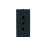 Enchufe 2P+T 10A 250V Sinthesi 44 Carbón