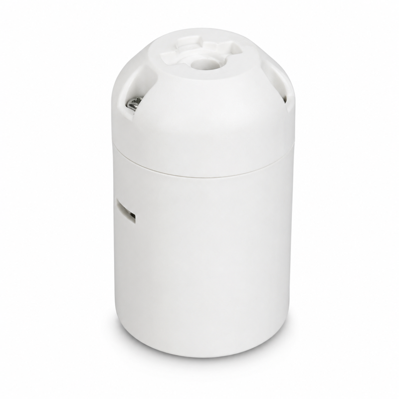 Portalámpara E-27 Blanco Ekoline