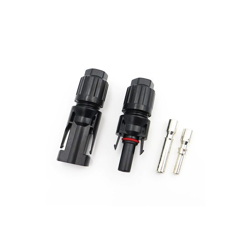 Par Conector MC4 (Macho-Hembra) 10mm