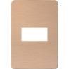 Placa 1 Modulo Blanco/Magma Copper