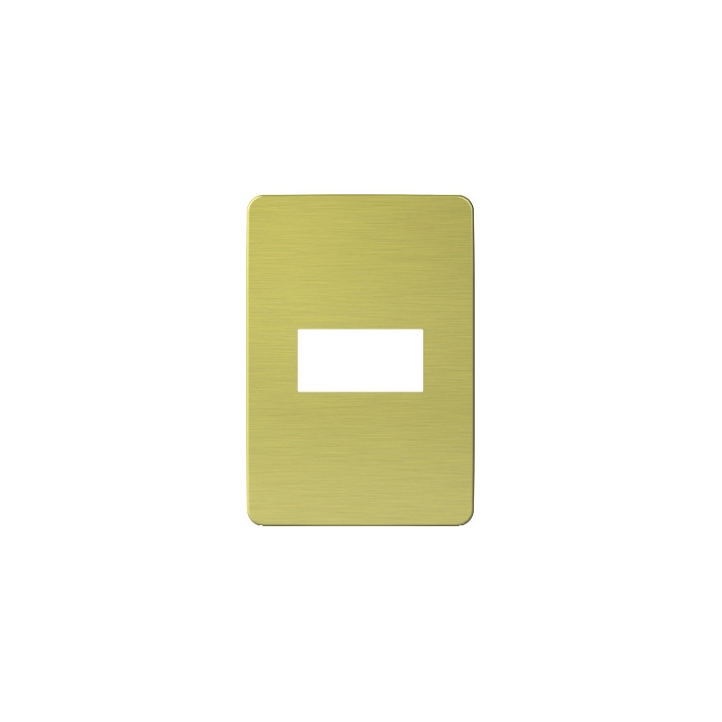 Placa 1 Modulo Blanco/Solar Yellow