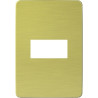 Placa 1 Modulo Blanco/Solar Yellow