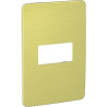 Placa 1 Modulo Blanco/Solar Yellow