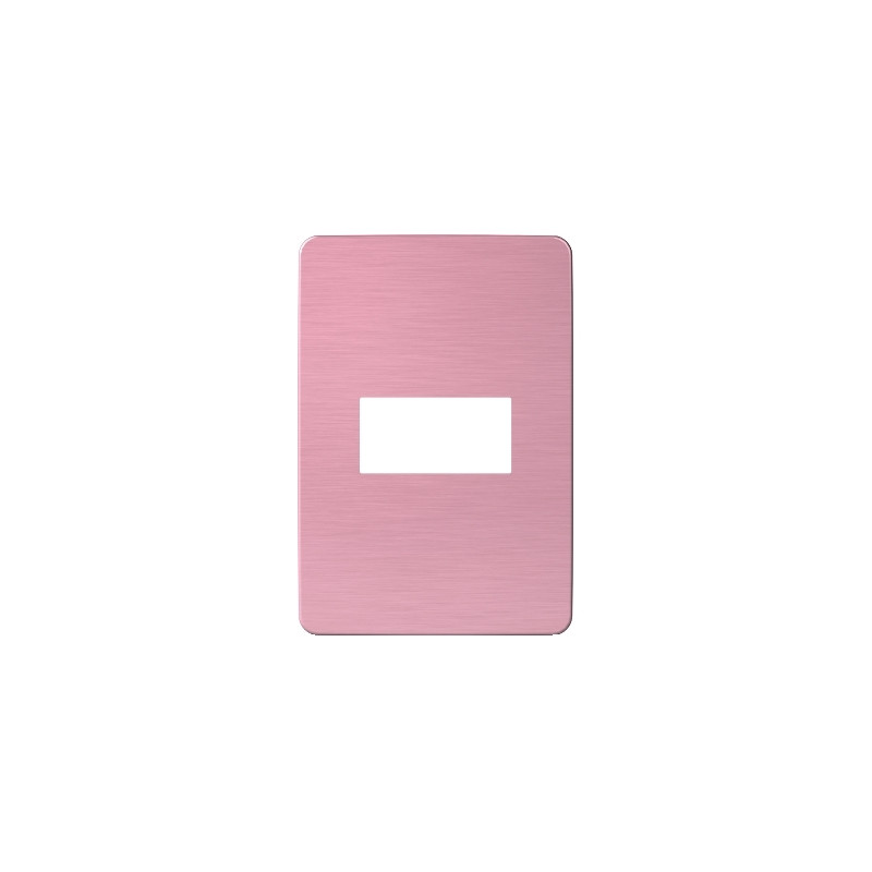 Placa 1 Modulo Blanco/Venus Pink