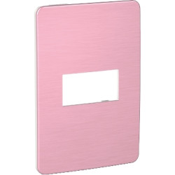 Placa 1 Modulo Blanco/Venus Pink