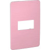 Placa 1 Modulo Blanco/Venus Pink