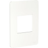 Placa 2 Modulos Adyacentes Blanco
