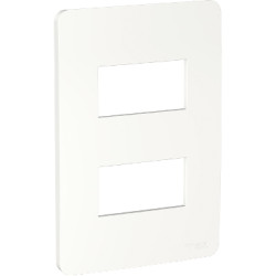 Placa 2 Modulos Blanco...