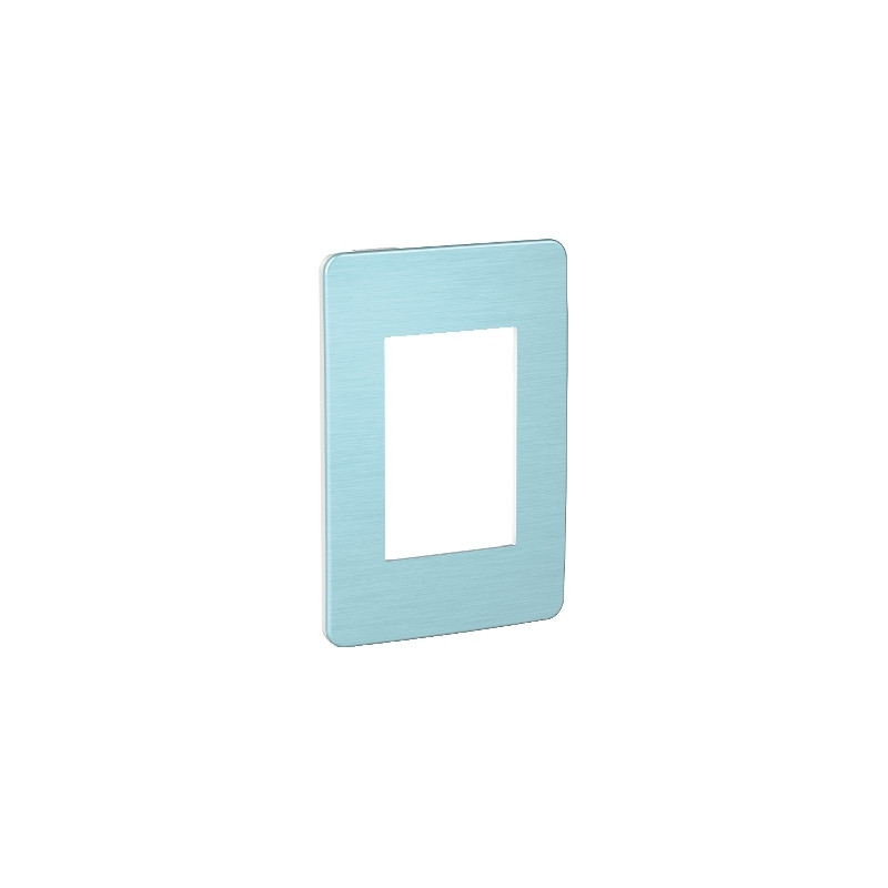 Placa 3 Modulos Blanco/Orbital Blue