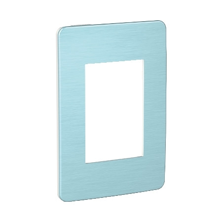 Placa 3 Modulos Blanco/Orbital Blue