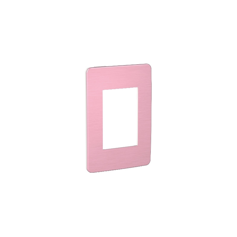 Placa 3 Modulos Blanco/Venus Pink