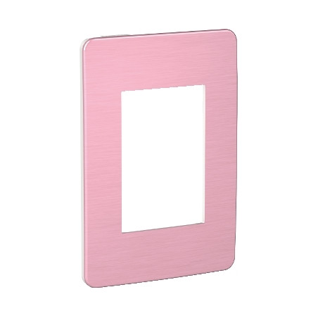 Placa 3 Modulos Blanco/Venus Pink