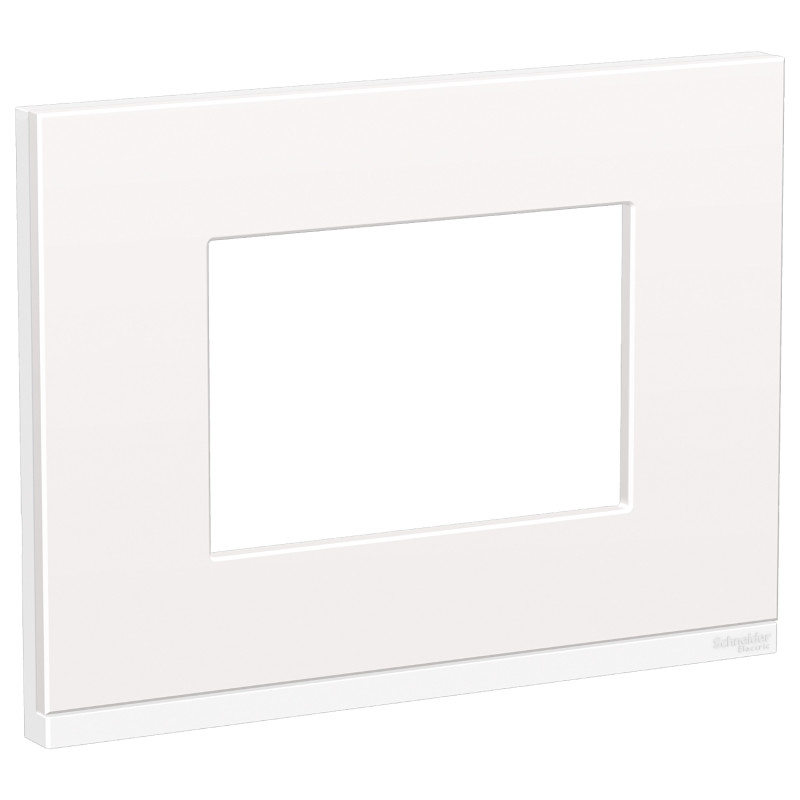 Placa 3 Modulos C/Soporte H Fenix Blanco