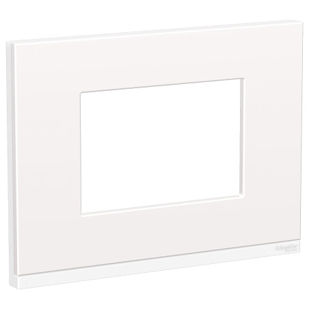 Placa 3 Modulos C/Soporte H Fenix Blanco
