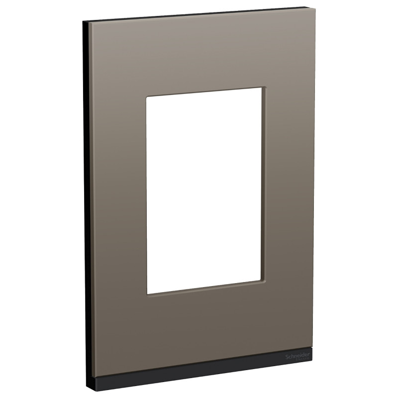 Placa 3 Modulos C/Soporte V Fenix Gris