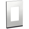 Placa 3 Modulos C/Soporte V Metal Aluminio
